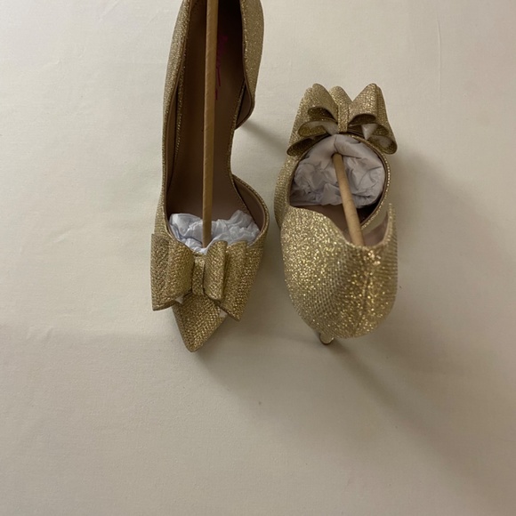 NWT BETSEY JOHNSON Women's Prince d'Orsay Evening Pumps - Size 7.5 - Picture 9 of 11